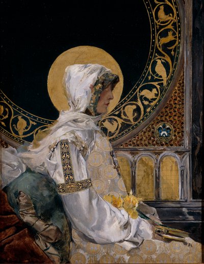 Saint in Prayer by Joaquín Sorolla